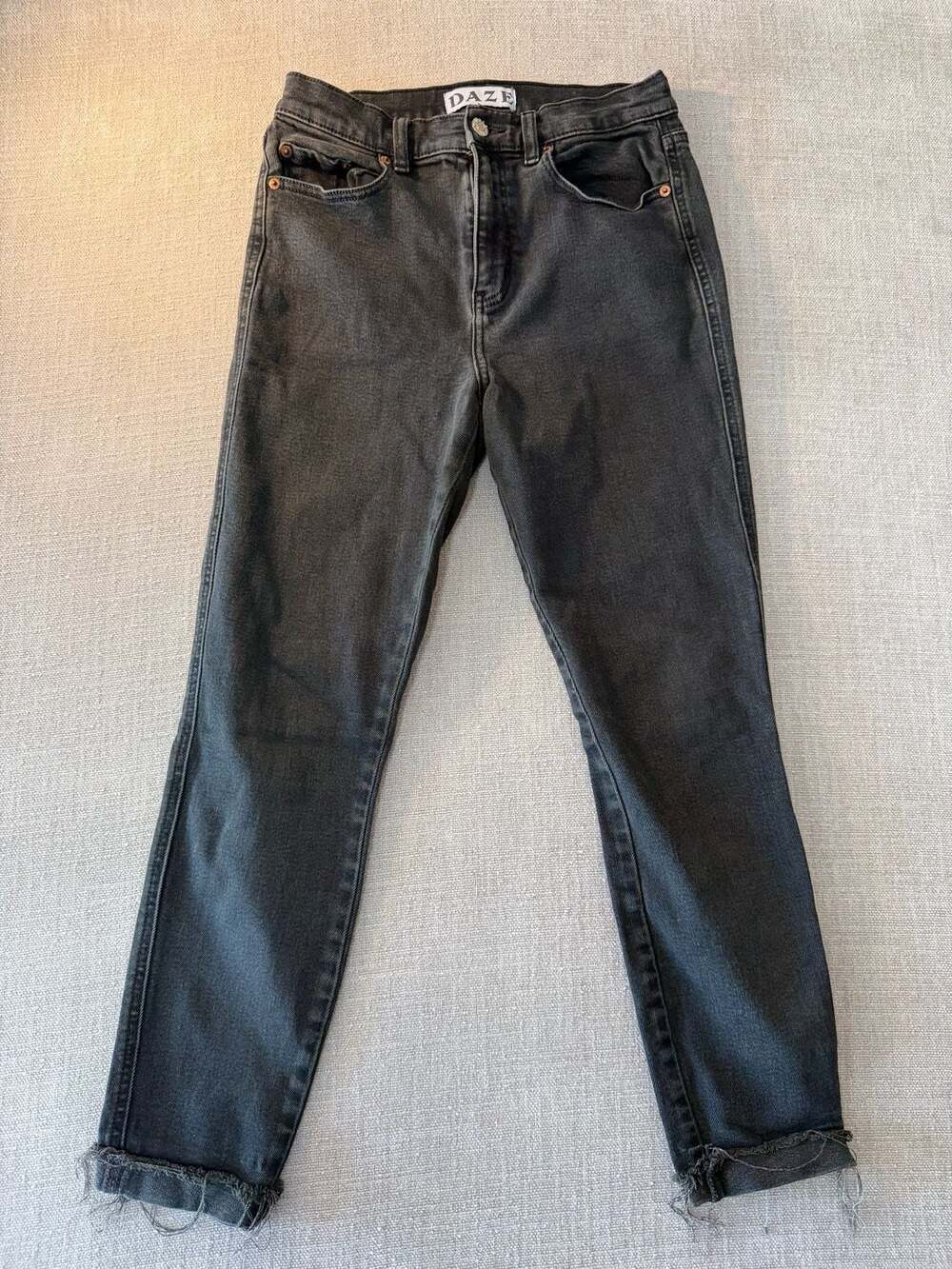 Daze Denim Moneymaker High Rise Skinny Jeans in Black